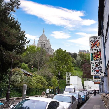 Charmant Appartement A Montmartre-Sacre Coeur ปารีส ภายนอก รูปภาพ